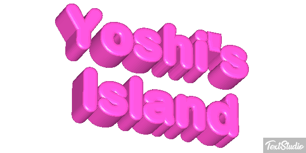 Yoshi's Island Effetto testo