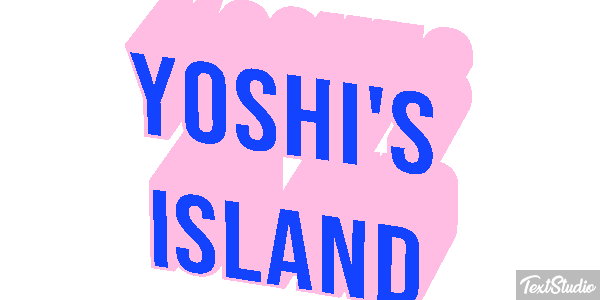 Yoshi's Island Effetto testo
