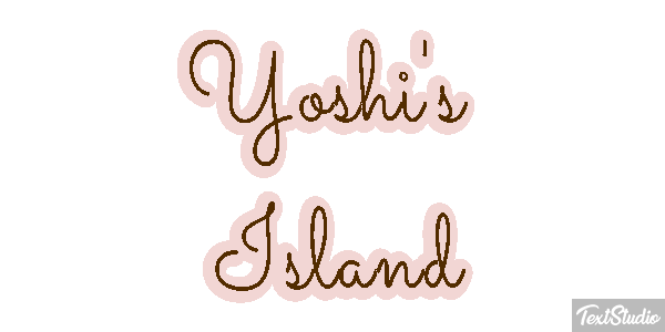 Yoshi's Island Effetto testo