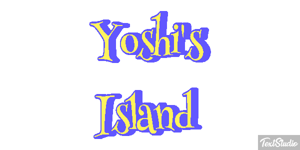 Yoshi's Island Effetto testo