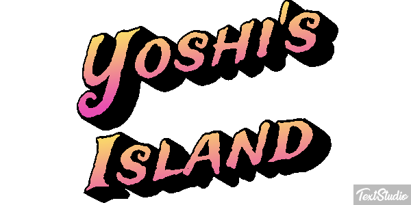 Yoshi's Island Effetto testo