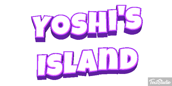 Yoshi's Island Effetto testo