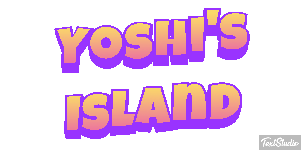 Yoshi's Island Effetto testo