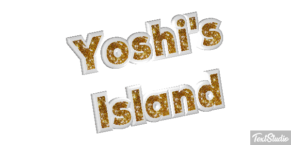 Yoshi's Island Effetto testo