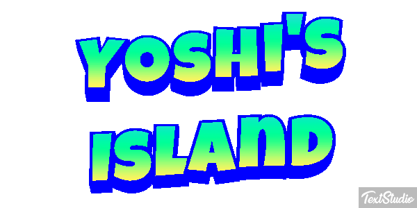 Yoshi's Island Effetto testo