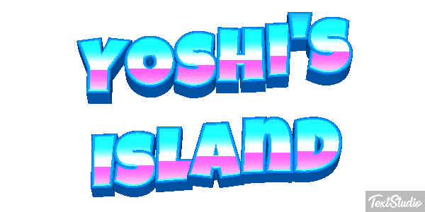 Yoshi's Island Effetto testo