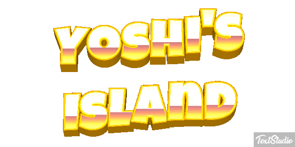 Yoshi's Island Effetto testo