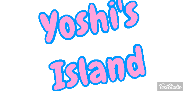 Yoshi's Island Effetto testo