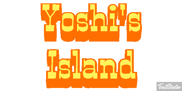 Yoshi's Island Effetto testo