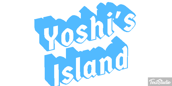 Yoshi's Island Effetto testo