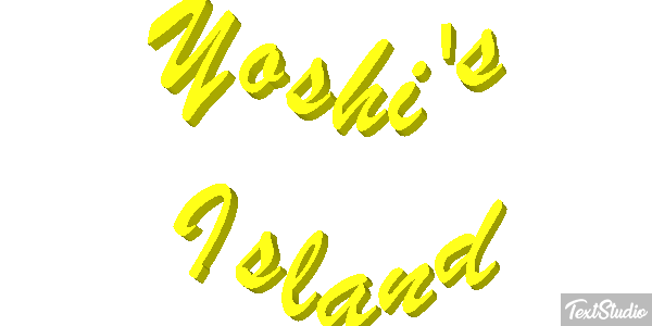 Yoshi's Island Effetto testo