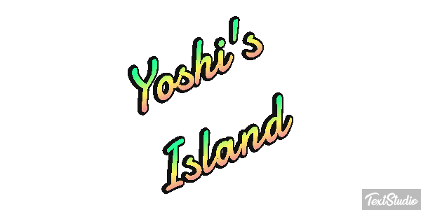 Yoshi's Island Effetto testo