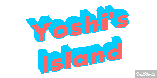 Yoshi's Island Effetto testo