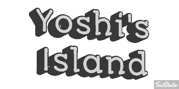 Yoshi's Island Effetto testo