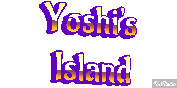 Yoshi's Island Effetto testo