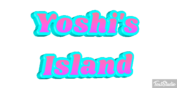 Yoshi's Island Effetto testo
