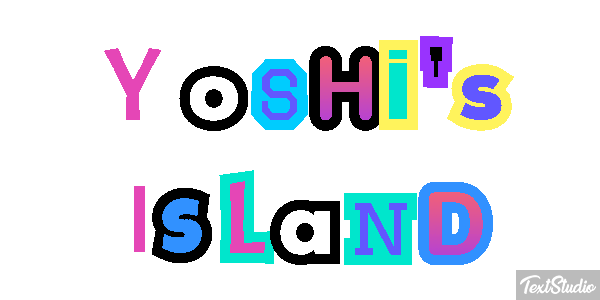 Yoshi's Island Effetto testo