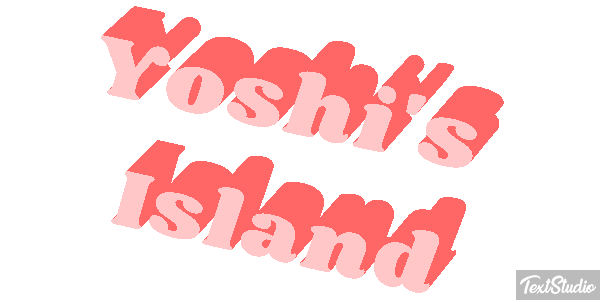 Yoshi's Island Effetto testo