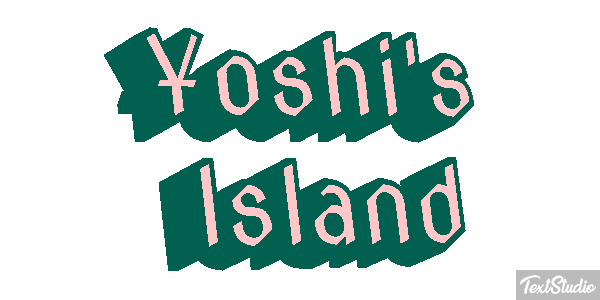 Yoshi's Island Effetto testo