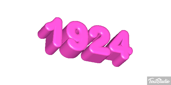 1924 Texteffekt