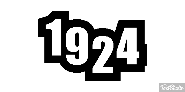 1924 Texteffekt