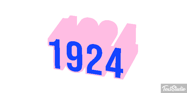 1924 Texteffekt
