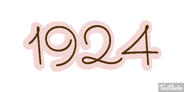 1924 Texteffekt