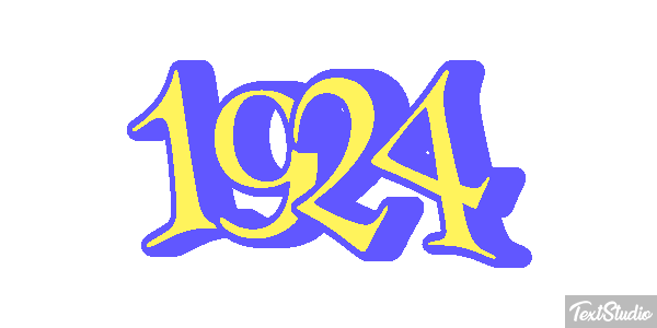 1924 Texteffekt