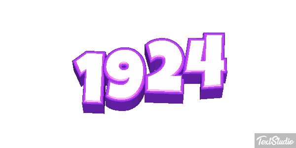 1924 Texteffekt