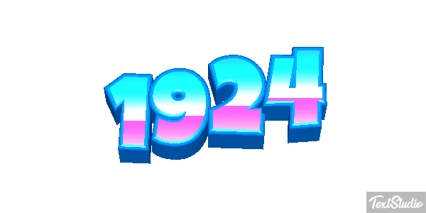 1924 Texteffekt