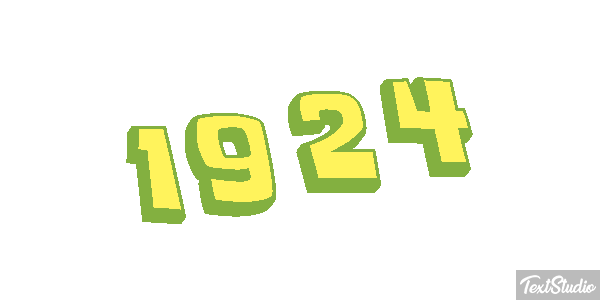 1924 Texteffekt