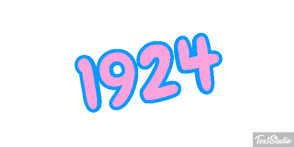 1924 Texteffekt