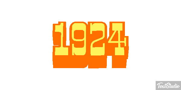 1924 Texteffekt