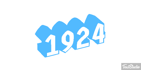 1924 Texteffekt