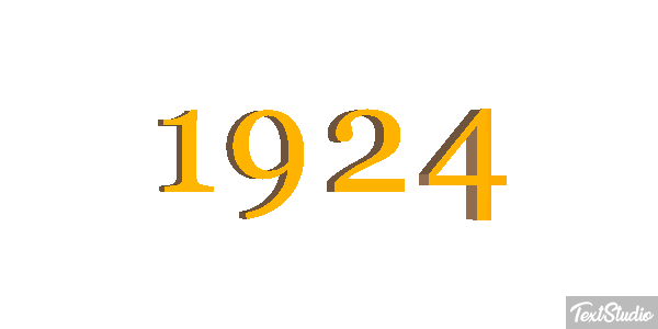 1924 Texteffekt