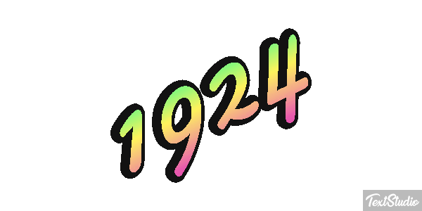 1924 Texteffekt