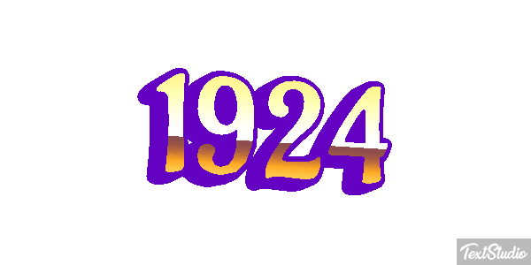 1924 Texteffekt
