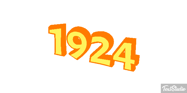 1924 Texteffekt