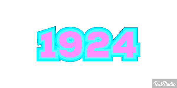 1924 Texteffekt