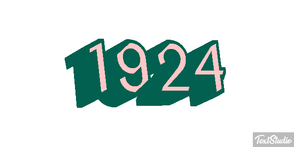 1924 Texteffekt