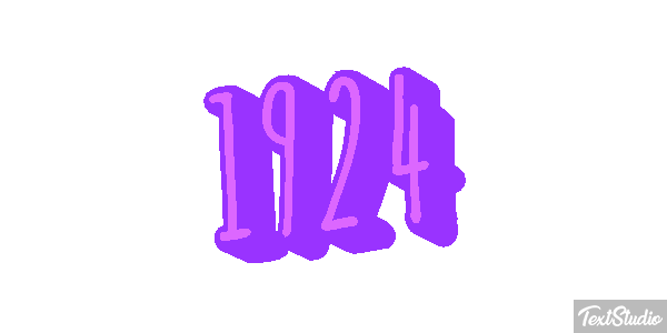 1924 Texteffekt