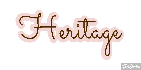 Heritage Tekst effect