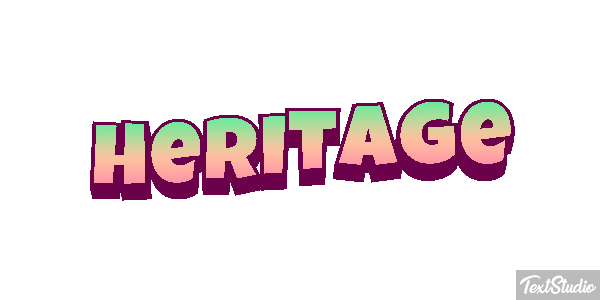 Heritage Tekst effect