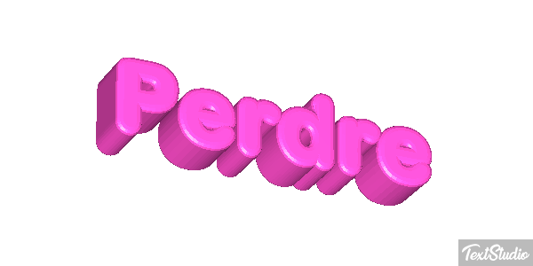 Perdre Text effect