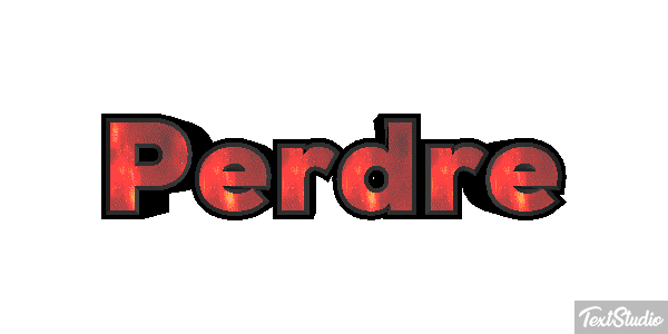 Perdre Text effect