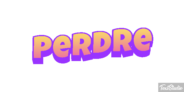 Perdre Text effect