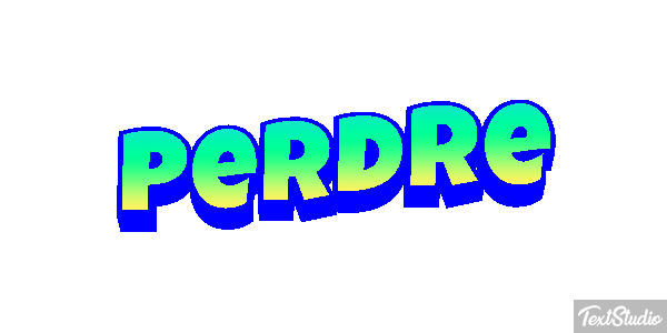 Perdre Text effect