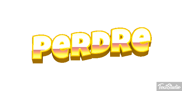 Perdre Text effect