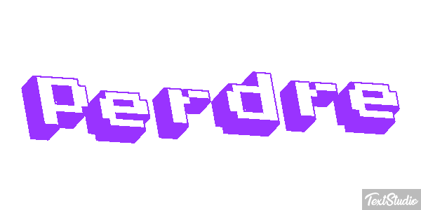 Perdre Text effect