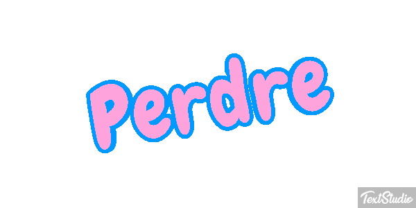 Perdre Text effect